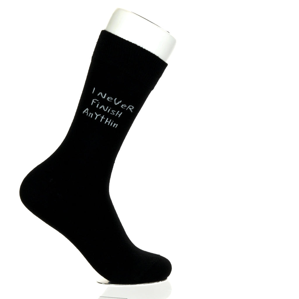 I Never Finish Anythin